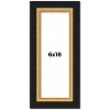 PosterPalooza | Panoramic Embellished Brown Picture Frame - UV Acrylic, Foam Board Backing, Hanging Hardware - 2 of 4