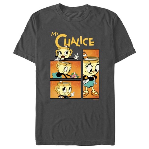 Junior's The Cuphead Show! Ms. Chalice Panels T-shirt - Charcoal - Small :  Target
