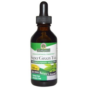 Nature's Answer Super Green Tea Liquid Extract 100mg, 2 Oz - 1 of 4