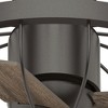 Hunter 16" Roswell Ceiling Fan, Metal, Noble Bronze Finish, 3 Blades, Compact Design for Small Rooms - 4 of 4