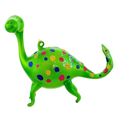 Italian Ornaments 4.5 Inch Tully Dotasaurus Dinosaur Child-Like Tree Ornaments