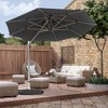 TiramisuBest 9ft Aluminum Cantilever Tilt Patio Umbrella with Center Pole - Lake Blue (Not Base) - 2 of 4