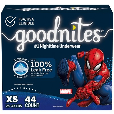 Goodnites Boys' Nighttime Underwear - (Select Size and Count)