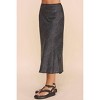 Women's Polka Dot Midi Slip Skirt - if She Loves - 3 of 4