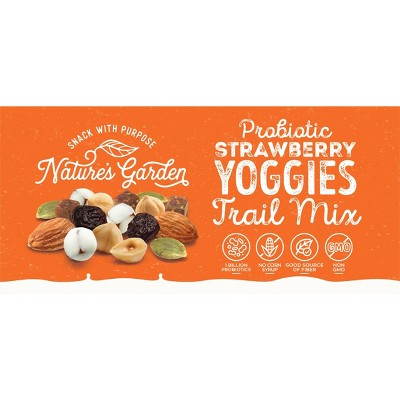 Nature's Garden Snacks Probiotic Mango Peach Yoggies Trail Mix - 9.9oz