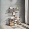 Adjustable 4-Tier Shoe Storage Bench - Entryway Organizer for Bedroom, Closet, and Living Room - 2 of 4