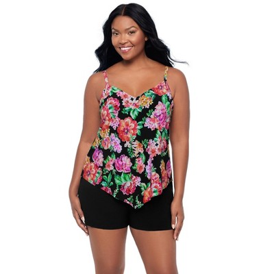 Trimshaper Women's Hank Romper Swimsuit