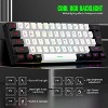 RISOKEYS 60% wired game keyboard, RGB backlit ultra-small keyboard, waterproof portable, computer/MAC game keyboard (White) - 2 of 4