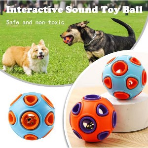 2 PACK Polygonal leaky food ball Dog Chew Toy - Sturdy,Durable Food Dispensing Training Toy for All Dog - 1 of 4