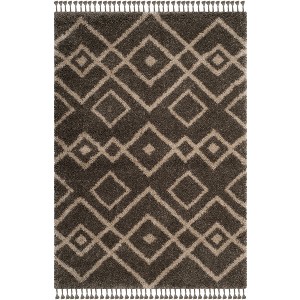 Moroccan Fringe Shag MFG249 Power Loomed Indoor Rugs - Safavieh - 1 of 4