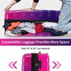 YONWAY Hardside Luggage Sets, 3 Piece Gradient Color Expandable Suitcase, with Spinner Wheels and TSA Lock, Lightweight 20" 24" 28" - 3 of 4