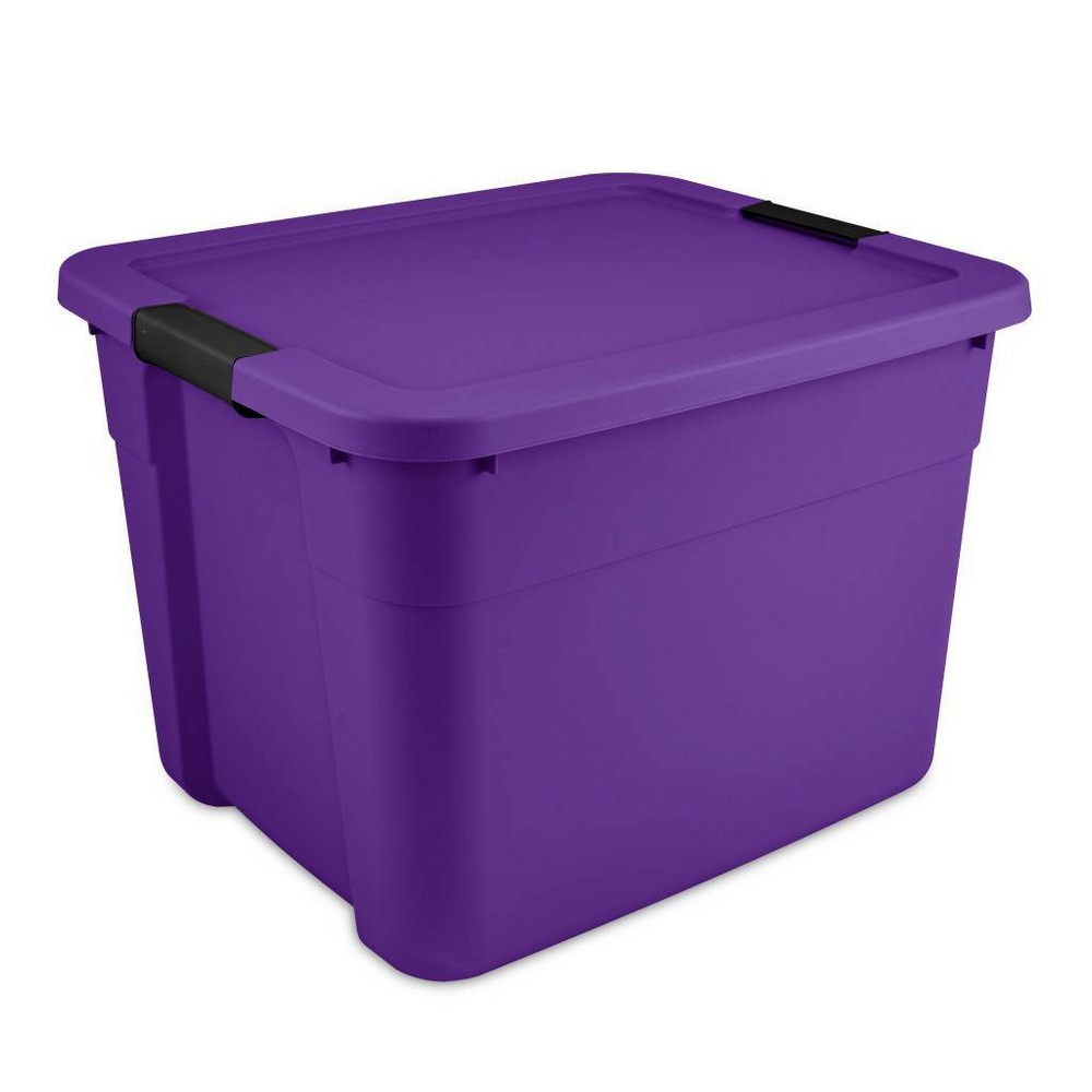 20gal Latching Storage Tote Purple - Brightroom™