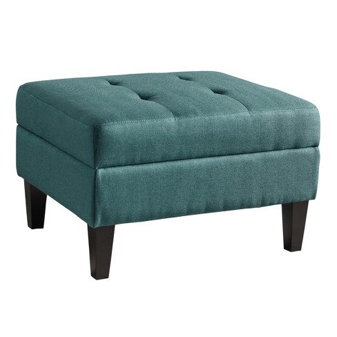 Teal cheap ottoman target