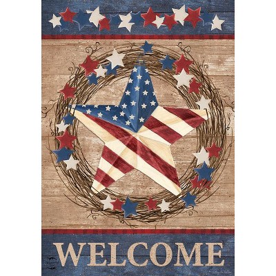 Briarwood Lane Americana Barnstar Patriotic House Flag Welcome ...