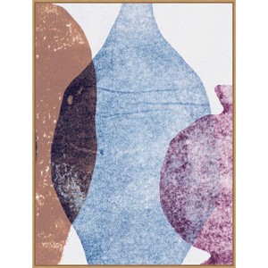 32" x 42" Vases V Blue by Pernille Folcarelli - Amanti Art: Hand-Stretched, Modern Decor Canvas - 1 of 4