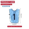 Unique Bargains Team Sports Reversible Numbered Soccer Training Vest 6 Pcs - 2 of 4