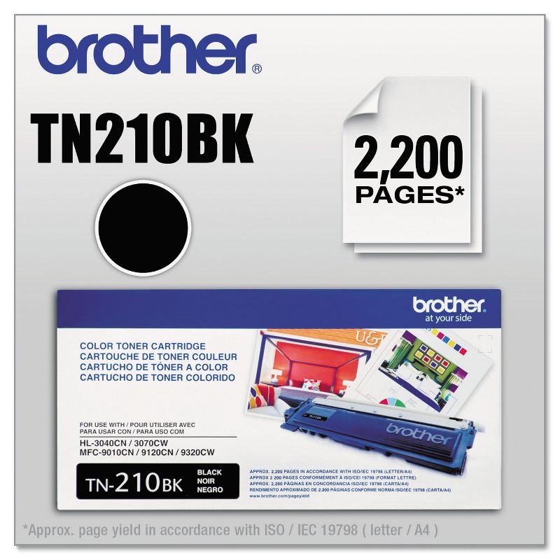 Brother TN210BK Toner Black , 1 of 6
