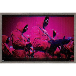 Trends International Netflix Squid Game: Season 2 - Red Guards Framed Wall Poster Prints - 1 of 4