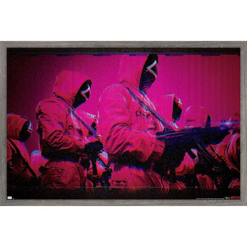 Trends International Netflix Squid Game: Season 2 - Red Guards Framed Wall Poster Prints - image 1 of 4