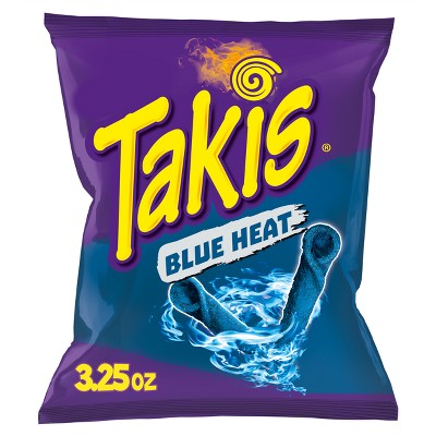 Takis Fuego Hot Chilli Crunchy Crisps Snacks Chips American Blue