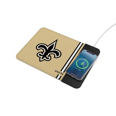 NFL New Orleans Saints Wireless Charging Mousepad