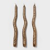 3pk Snake Taper Candle Set - Threshold™ - 3 of 3