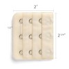 Allegra K Women's 3 Hook 3 Row Stretchy Bra Strap Extenders Hooks Bra Band - 3 of 4