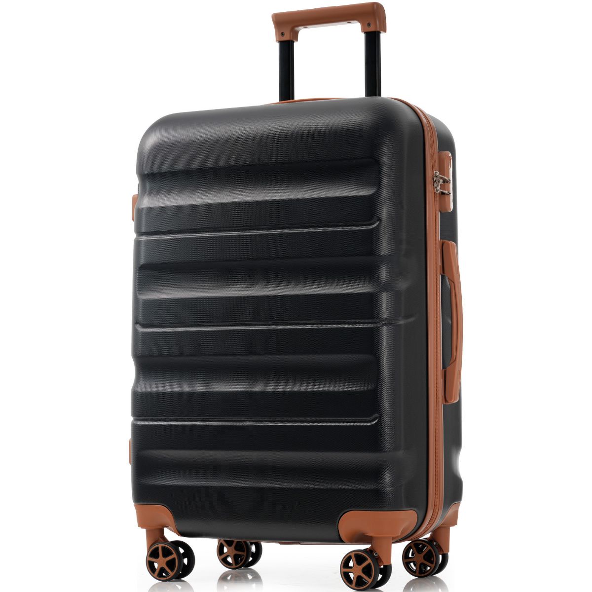 Polibi Luggage Set 6 Pieces with 12 Inch, 14 Inch, 16 Inch, 20 Inch Carry-On and 24 Inch, 28 Inch Checked Suitcase - thumbnail 4
