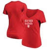 MLS New York Red Bulls Women's Short Sleeve V-Neck T-Shirt - S - 3 of 3