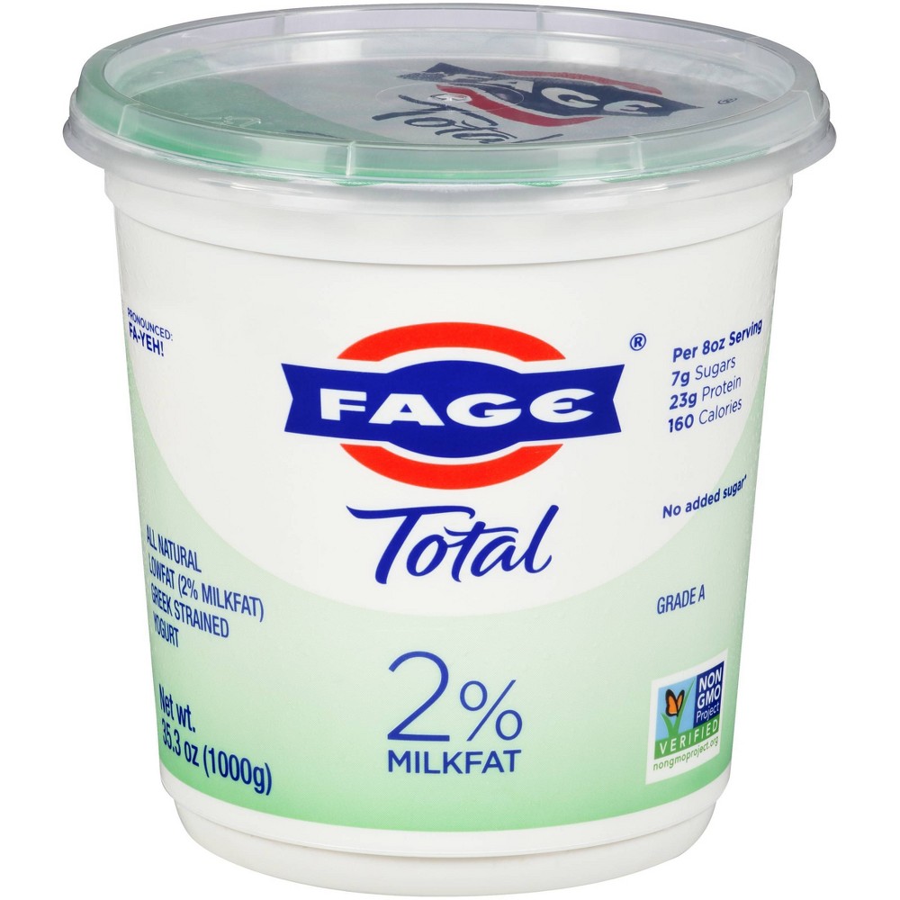 GRADE A TOTAL 2% MILKFAT GREEK STRAINED YOGURT