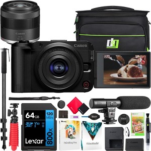 Canon EOS R50 V Mirrorless Camera Content Creators w/ 14-30mm Lens 6895C012 Bundle - 1 of 4