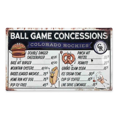 Mlb Colorado Rockies Baseball Sign Panel : Target