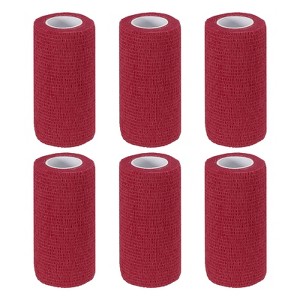 Unique Bargains Self-Adhesive Elastic Breathable Athletic Tapes 6 Rolls - 1 of 4