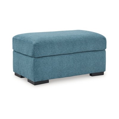 Signature Design by Ashley Keerwick Modern Ottoman, Teal