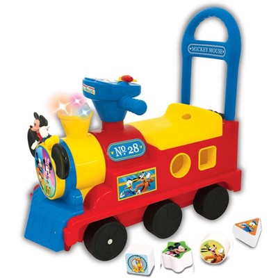 Kiddieland Disney Mickey Mouse Clubhouse Play n' Sort Activity Train Ride-On