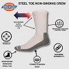 Dickies Men's 2pk Steel Toe Non-Binding Crew Socks - 6-12 - 4 of 4