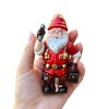 Handyman Santa Glass Ornament, Skilled Builder, Tradesman and Repairman Gift| OrnamentallyYou - 4 of 4