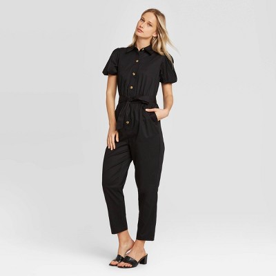 all black romper pants