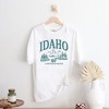 Simply Sage Market Women's Idaho Forest Scene Short Sleeve Garment Dyed Tee - 3 of 4