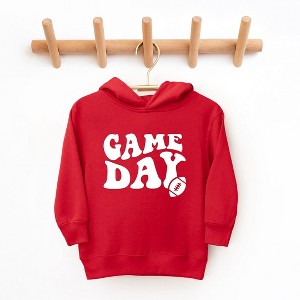 The Juniper Shop Game Day Football Toddler Graphic Hoodie - 1 of 3