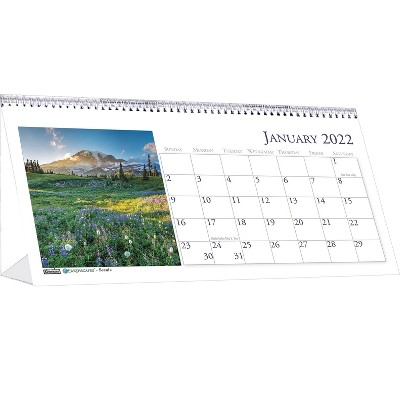 House of Doolittle 2022 4.5" x 8.5" Desk Calendar Earthscapes Scenic Multicolor 3649-22