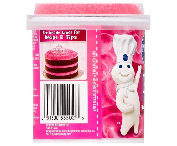 Pillsbury Funfetti Hot Pink Vanilla Frosting 15.6 oz