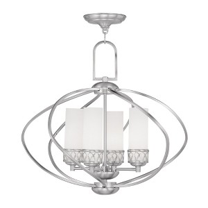 Livex Lighting Westfield 4 - Light Chandelier in  Brushed Nickel - 1 of 2