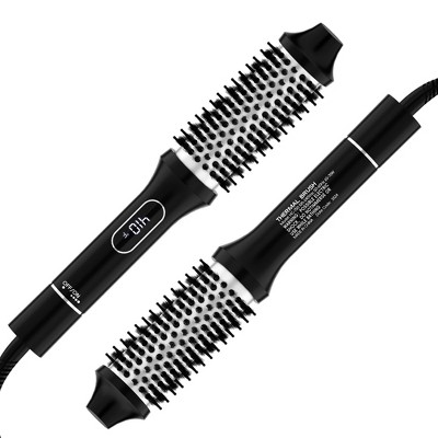 Nicebay Thermal Brush, Heated Round Brush Blow Dryer, Curling Iron Brush, 1.5 inch Electric Curl Wand, Curly Hair Brush, Blowout Brush Dual Voltage