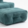 NicBex Velvet Bean Bag Chair,Lazy Sofa Chair with Memory Foam and Ottoman for Living Room,Dining Room,Bedroom,Hallway - 4 of 4