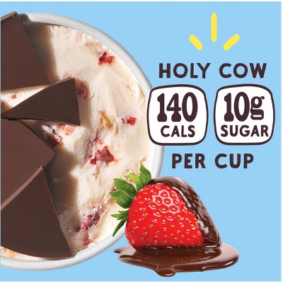 Alec's Ice Cream Culture Cup Frozen Chocolate Covered Strawberry Ice Cream - 14 fl oz/4ct