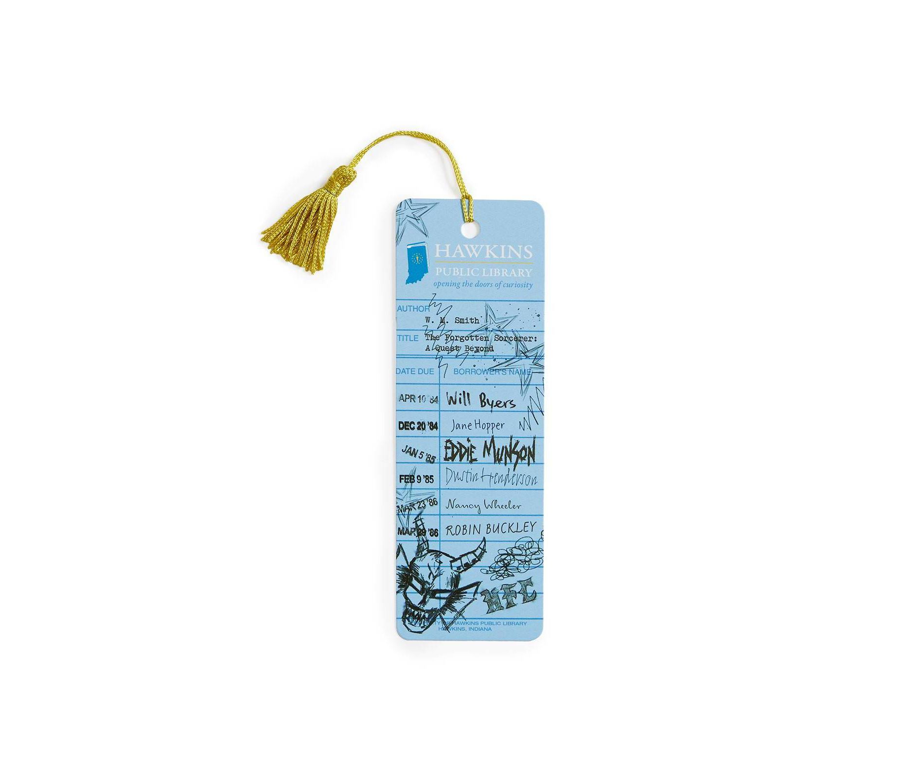 Stranger Things: Hawkins Public Library Bookmark