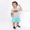 The Juniper Shop SmileyWorld Pumpkin Face Checkered Toddler Short Sleeve Tee - 3 of 4