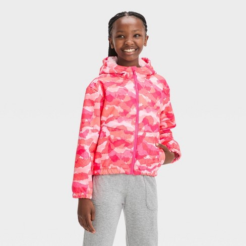 Camo and pink clearance jacket