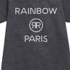 - Rainbow High - Rainbow Paris Pearls Graphic Short Sleeve Fleece Dress - 2 of 3